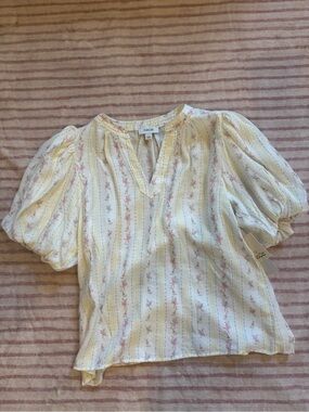 Cece floral blouse